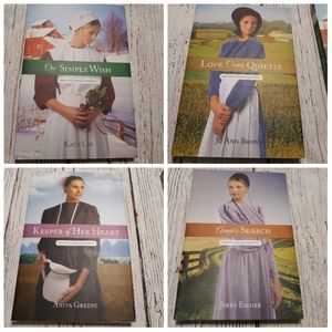 Lot of 4 - Hearts of Amish Country hard back books